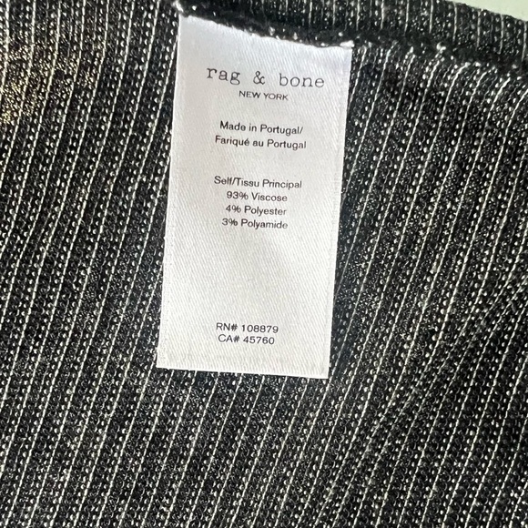 Rag & Bone Silver Metallic Tank Top - Picture 13 of 13